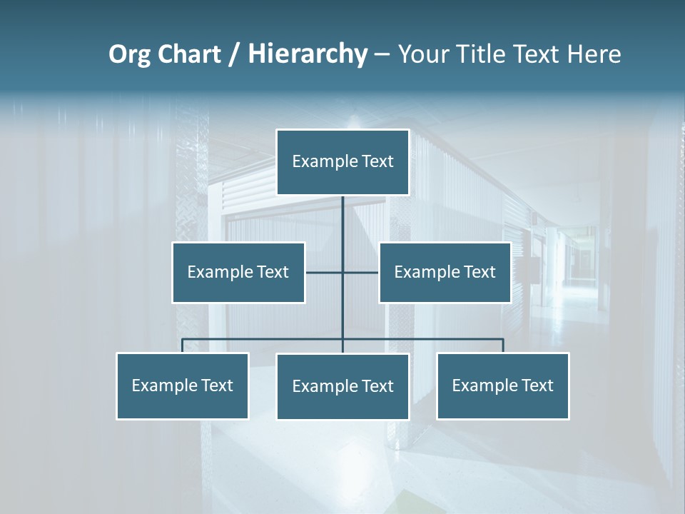 An Empty Storage Room With A Door Open PowerPoint Template
