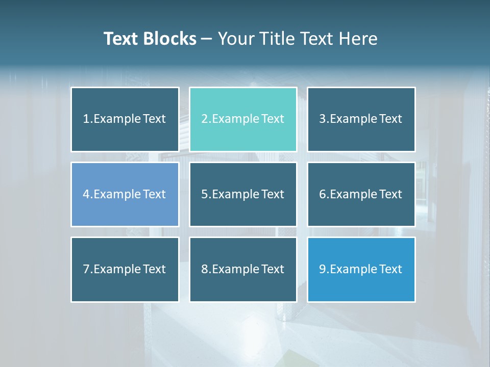 An Empty Storage Room With A Door Open PowerPoint Template
