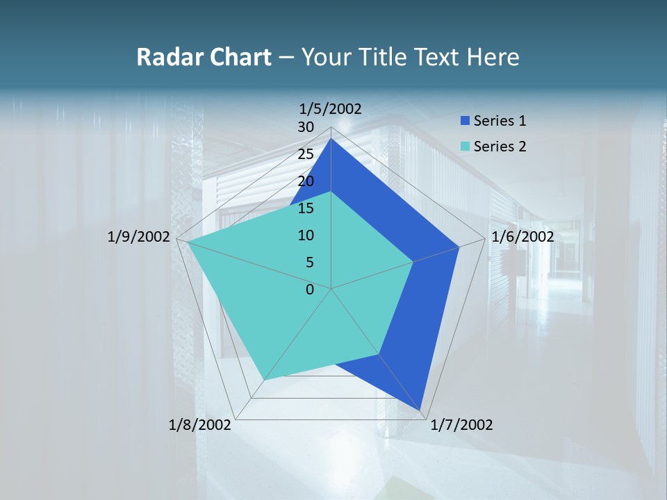 An Empty Storage Room With A Door Open PowerPoint Template