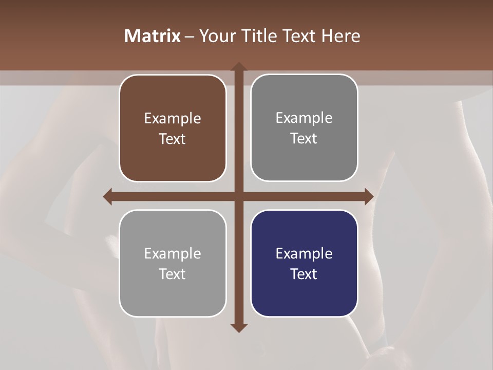 A Woman In Lingerie Posing With Her Hands On Her Hips PowerPoint Template