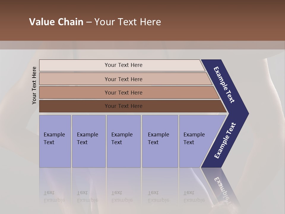 A Woman In Lingerie Posing With Her Hands On Her Hips PowerPoint Template