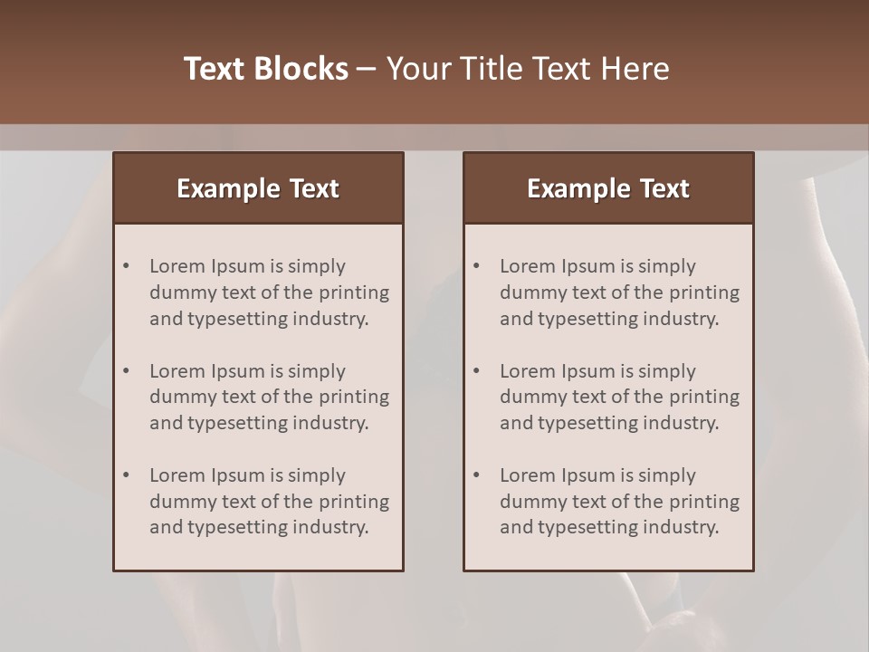 A Woman In Lingerie Posing With Her Hands On Her Hips PowerPoint Template