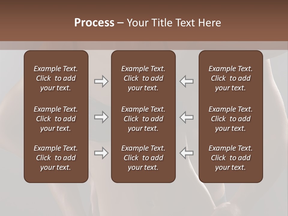 A Woman In Lingerie Posing With Her Hands On Her Hips PowerPoint Template