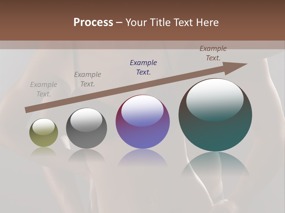 A Woman In Lingerie Posing With Her Hands On Her Hips PowerPoint Template