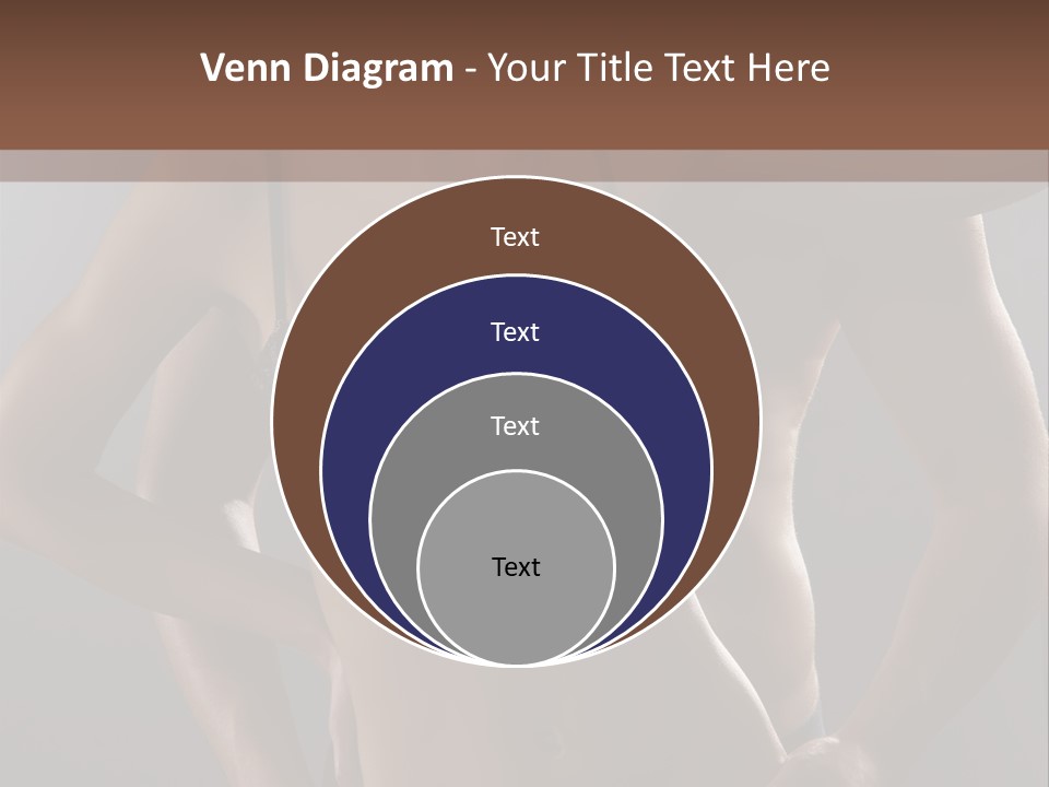 A Woman In Lingerie Posing With Her Hands On Her Hips PowerPoint Template