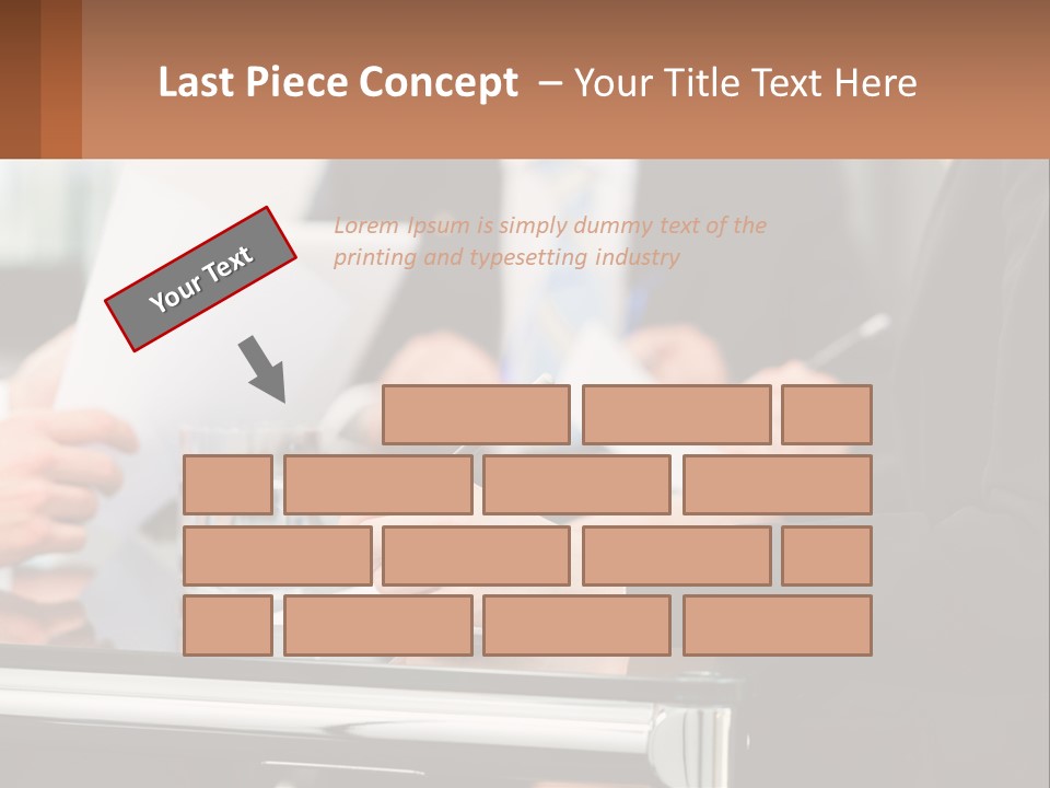 A Group Of People Sitting At A Table Writing On Paper PowerPoint Template