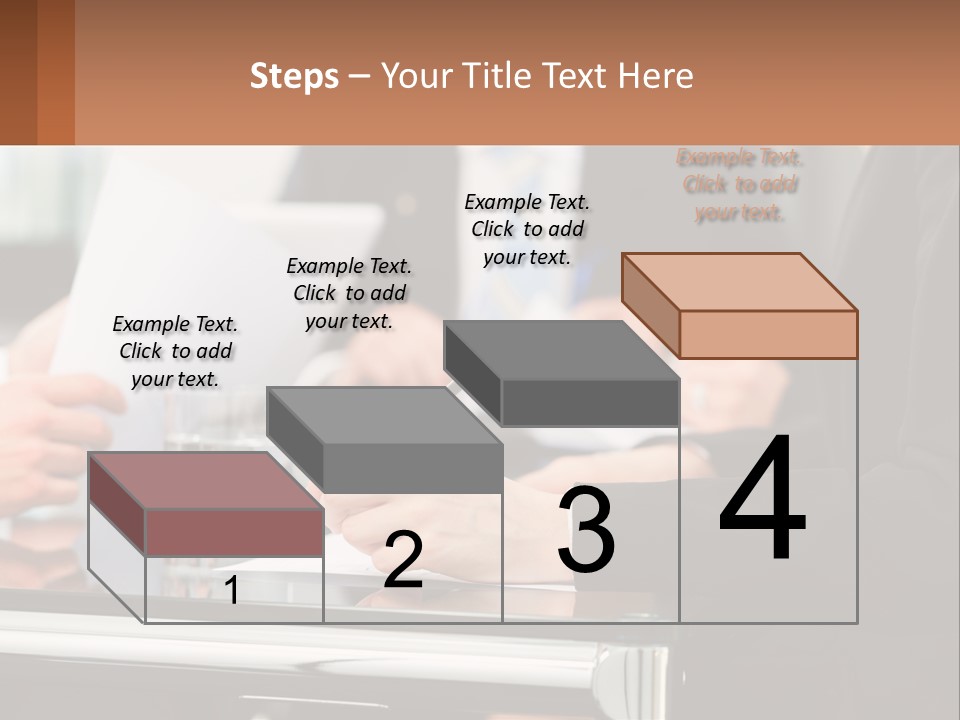 A Group Of People Sitting At A Table Writing On Paper PowerPoint Template
