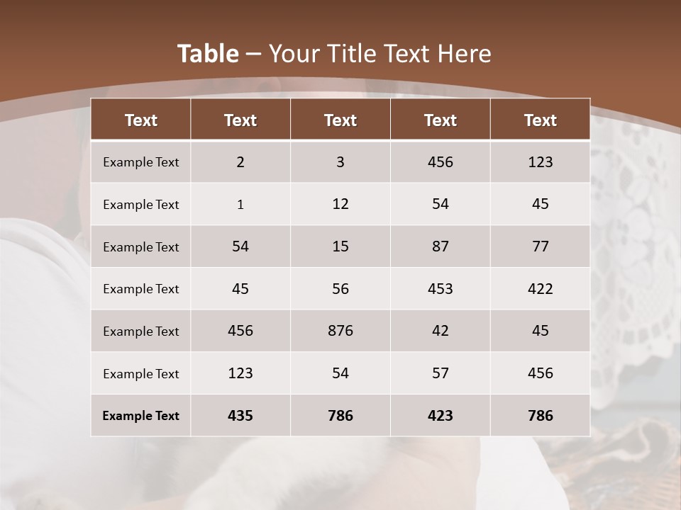 A Woman Is Holding A Cat In Her Arms PowerPoint Template