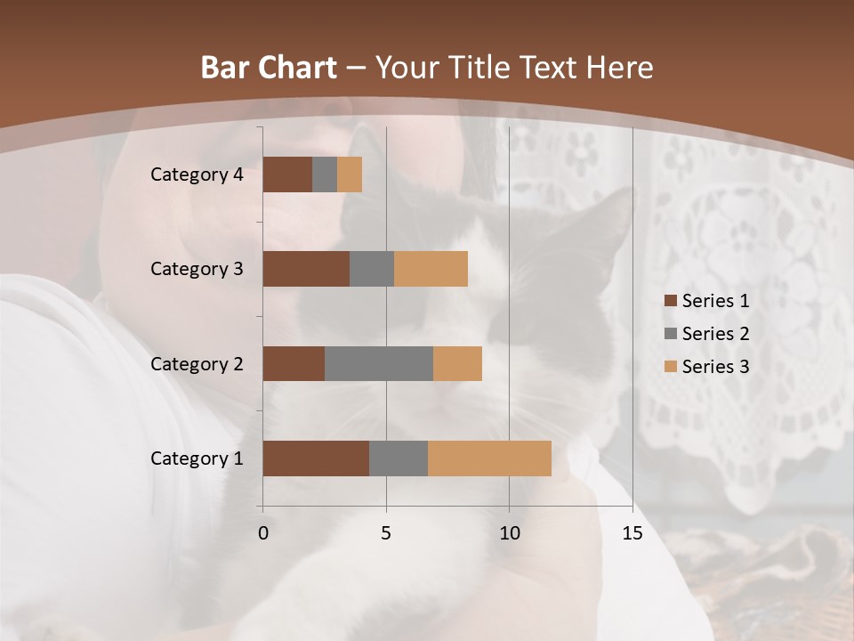 A Woman Is Holding A Cat In Her Arms PowerPoint Template