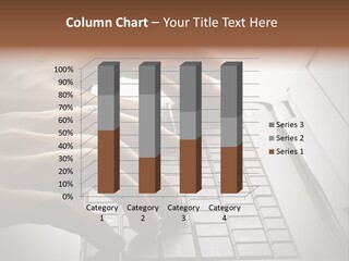 A Person Typing On A Laptop With Their Hands PowerPoint Template