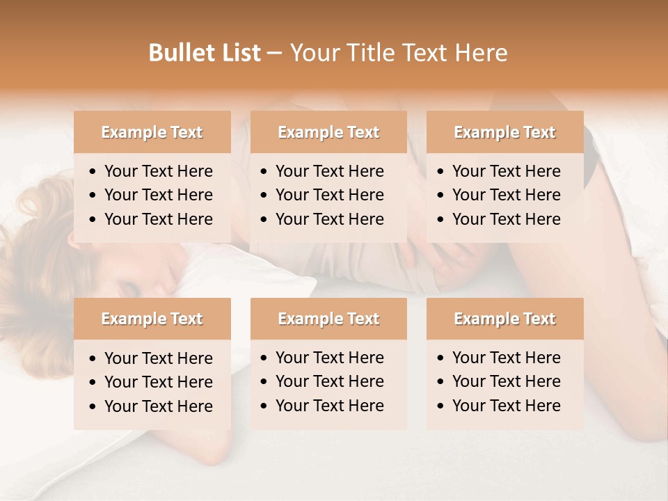 A Woman Laying On A Bed With Her Stomach Exposed PowerPoint Template