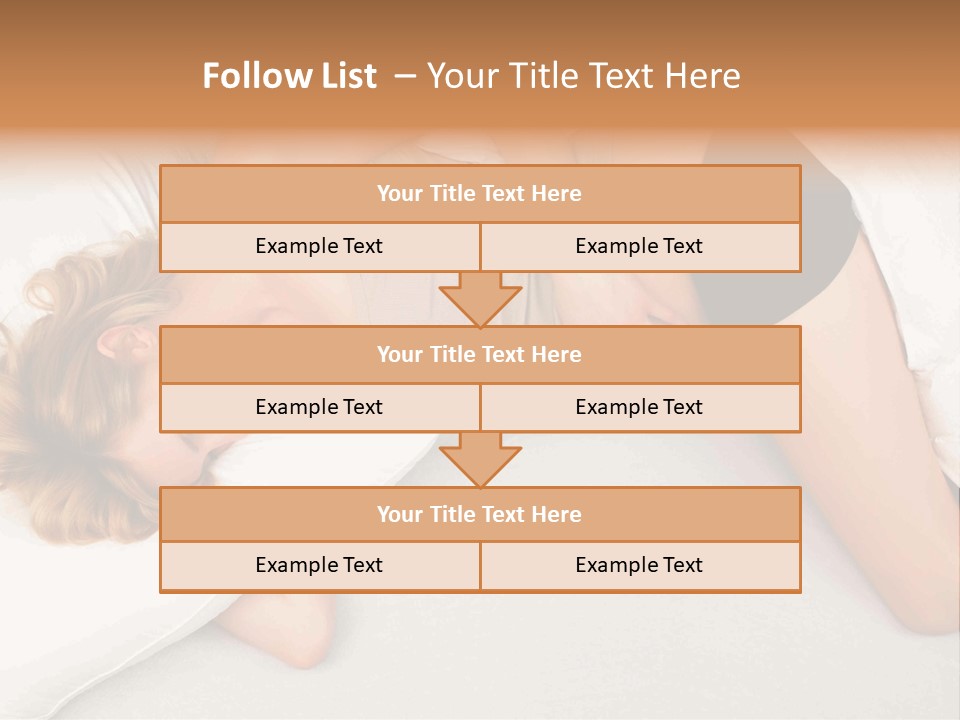 A Woman Laying On A Bed With Her Stomach Exposed PowerPoint Template