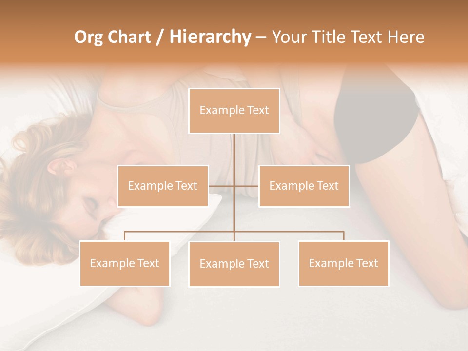 A Woman Laying On A Bed With Her Stomach Exposed PowerPoint Template