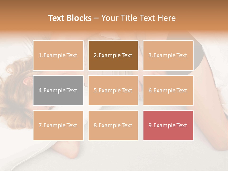 A Woman Laying On A Bed With Her Stomach Exposed PowerPoint Template