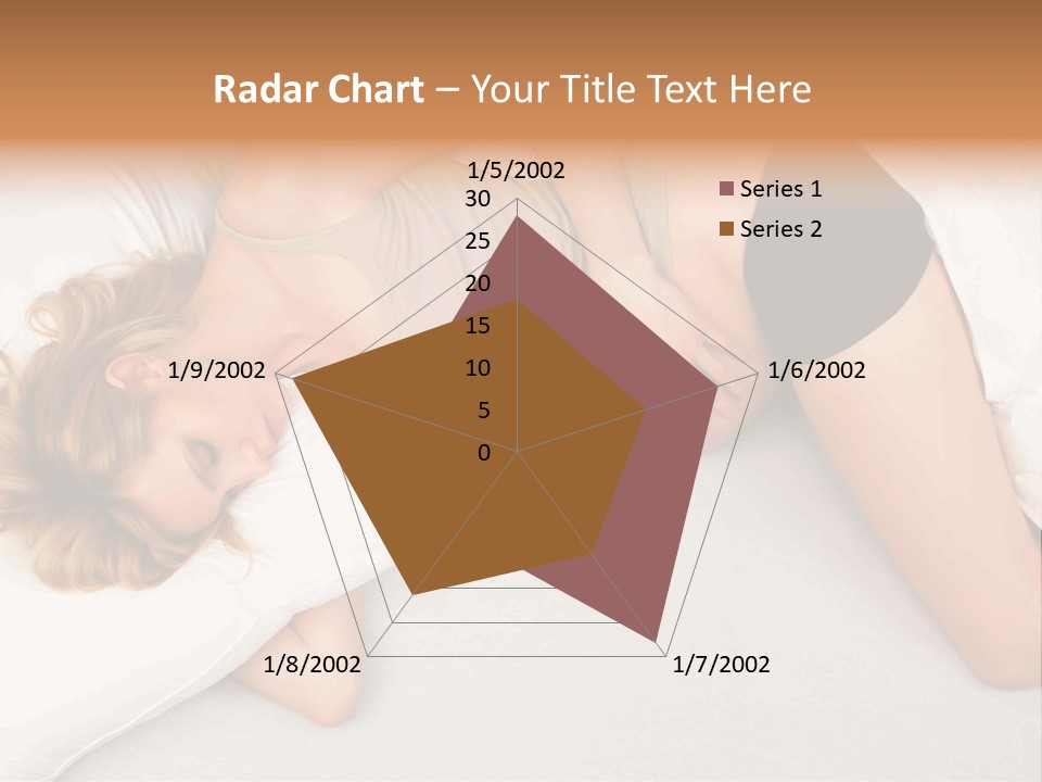 A Woman Laying On A Bed With Her Stomach Exposed PowerPoint Template