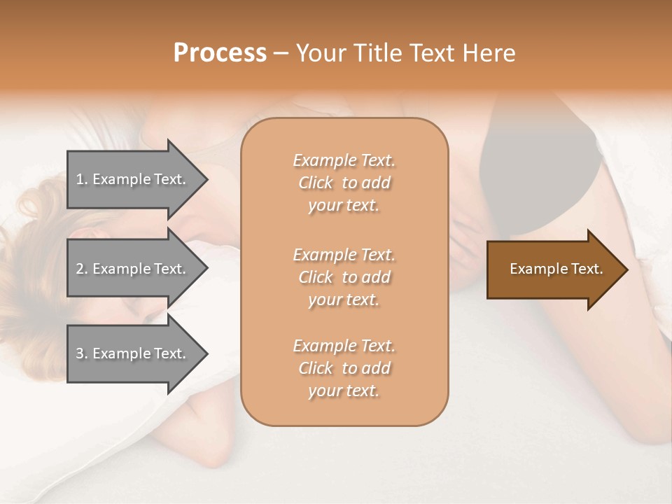 A Woman Laying On A Bed With Her Stomach Exposed PowerPoint Template