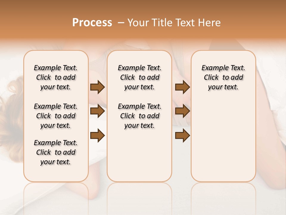 A Woman Laying On A Bed With Her Stomach Exposed PowerPoint Template