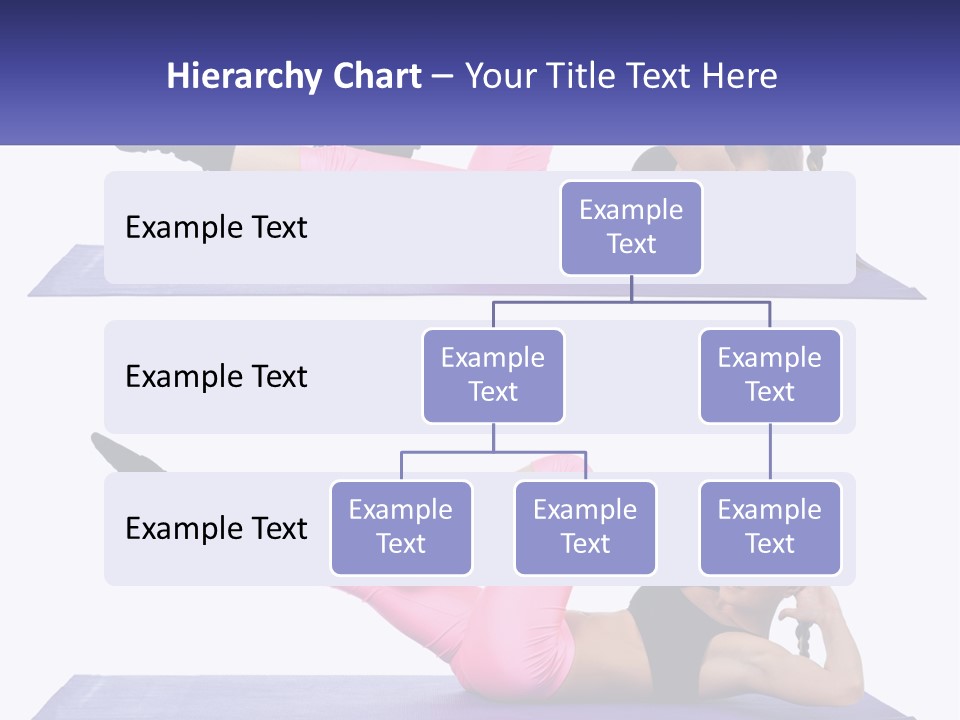 A Woman Doing A Yoga Pose On A Mat PowerPoint Template