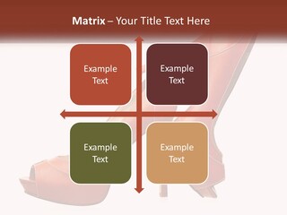 A Pair Of High Heeled Shoes With A High Heel PowerPoint Template