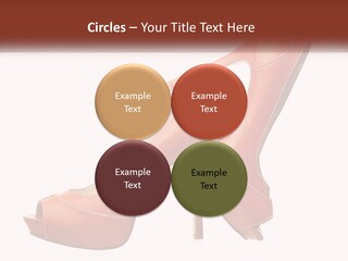 A Pair Of High Heeled Shoes With A High Heel PowerPoint Template