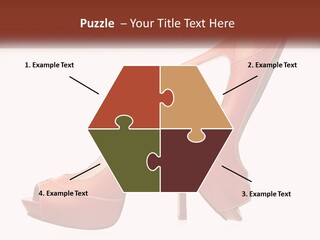 A Pair Of High Heeled Shoes With A High Heel PowerPoint Template