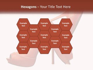A Pair Of High Heeled Shoes With A High Heel PowerPoint Template