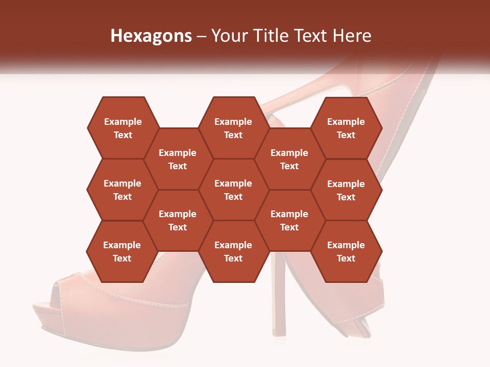 A Pair Of High Heeled Shoes With A High Heel PowerPoint Template