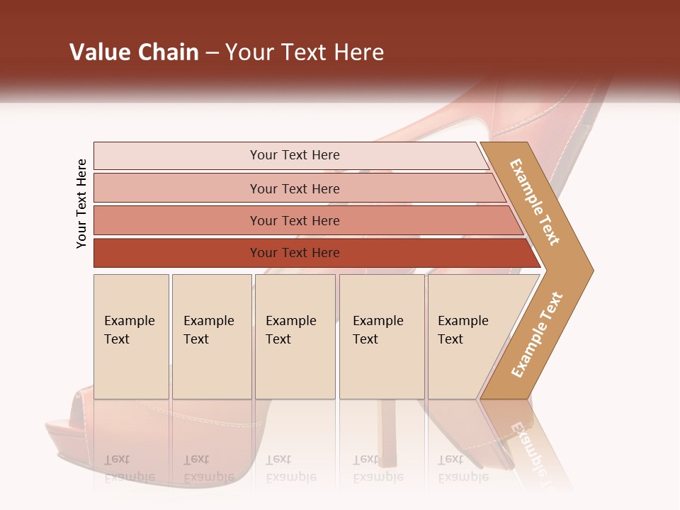 A Pair Of High Heeled Shoes With A High Heel PowerPoint Template