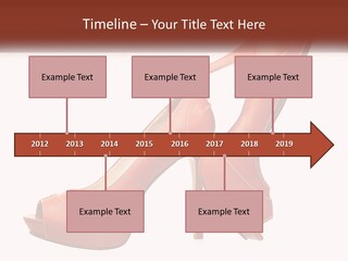 A Pair Of High Heeled Shoes With A High Heel PowerPoint Template