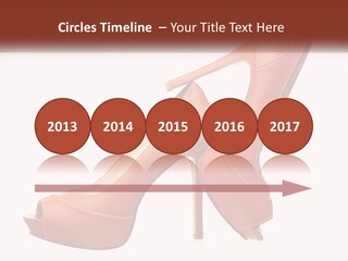 A Pair Of High Heeled Shoes With A High Heel PowerPoint Template