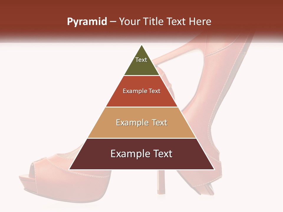 A Pair Of High Heeled Shoes With A High Heel PowerPoint Template