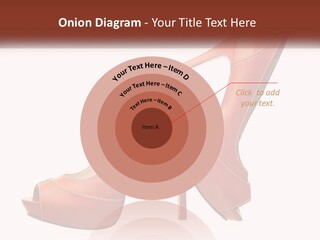A Pair Of High Heeled Shoes With A High Heel PowerPoint Template
