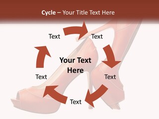 A Pair Of High Heeled Shoes With A High Heel PowerPoint Template