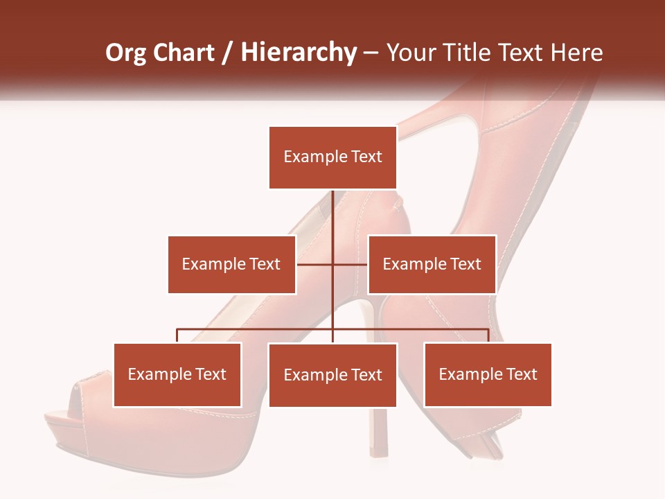 A Pair Of High Heeled Shoes With A High Heel PowerPoint Template