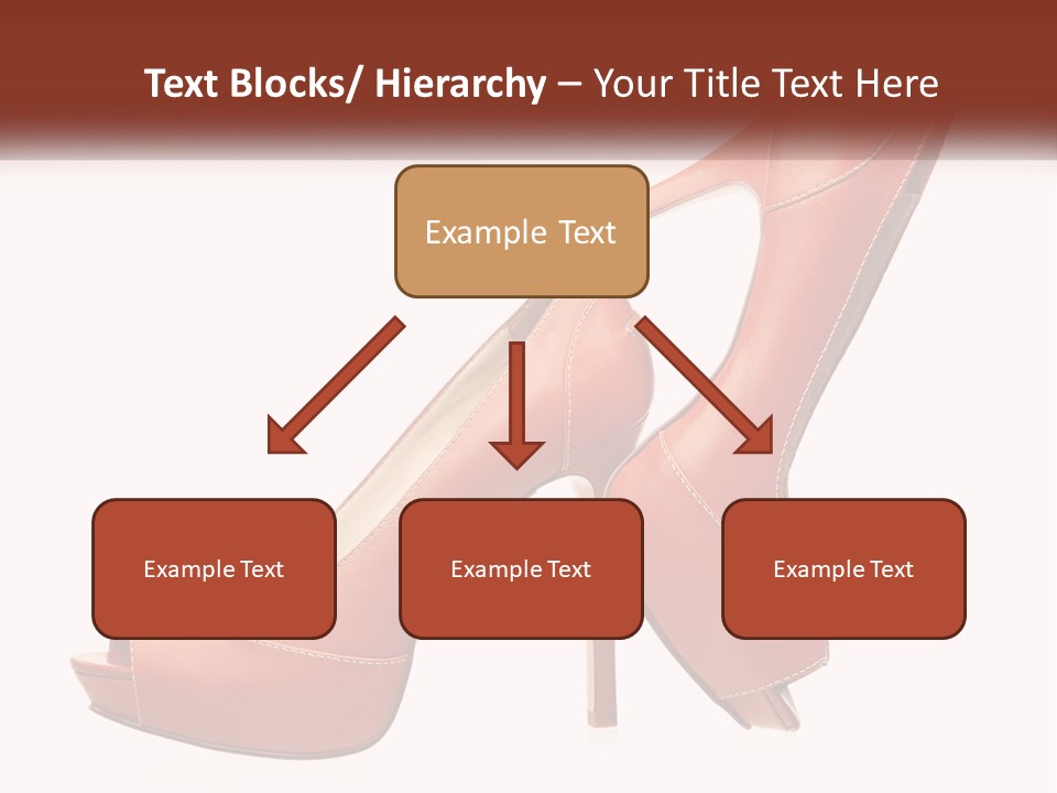 A Pair Of High Heeled Shoes With A High Heel PowerPoint Template