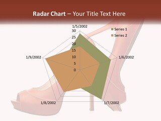 A Pair Of High Heeled Shoes With A High Heel PowerPoint Template