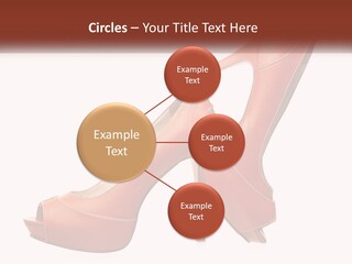 A Pair Of High Heeled Shoes With A High Heel PowerPoint Template