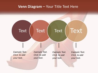 A Pair Of High Heeled Shoes With A High Heel PowerPoint Template