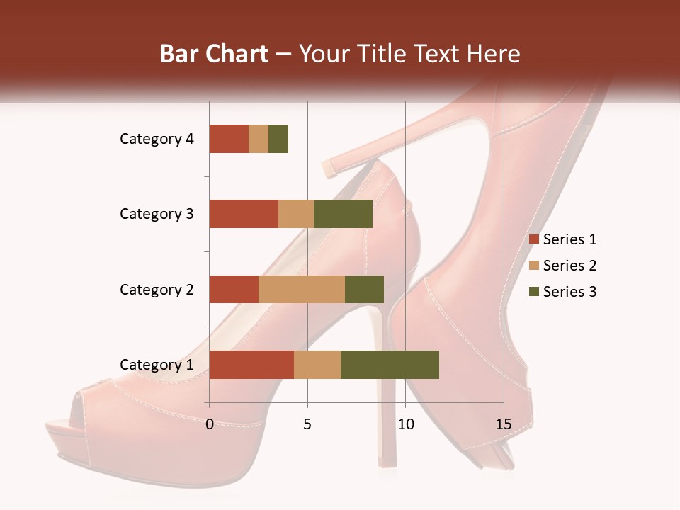 A Pair Of High Heeled Shoes With A High Heel PowerPoint Template