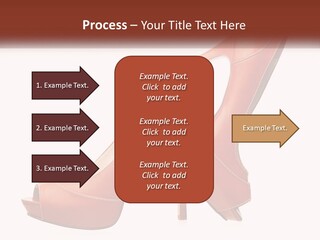 A Pair Of High Heeled Shoes With A High Heel PowerPoint Template