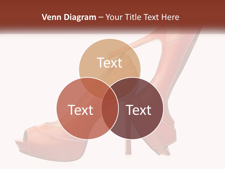 A Pair Of High Heeled Shoes With A High Heel PowerPoint Template