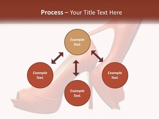 A Pair Of High Heeled Shoes With A High Heel PowerPoint Template