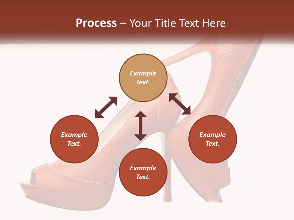 A Pair Of High Heeled Shoes With A High Heel PowerPoint Template