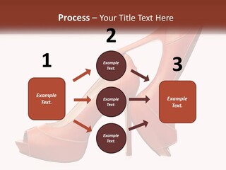 A Pair Of High Heeled Shoes With A High Heel PowerPoint Template