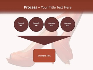 A Pair Of High Heeled Shoes With A High Heel PowerPoint Template