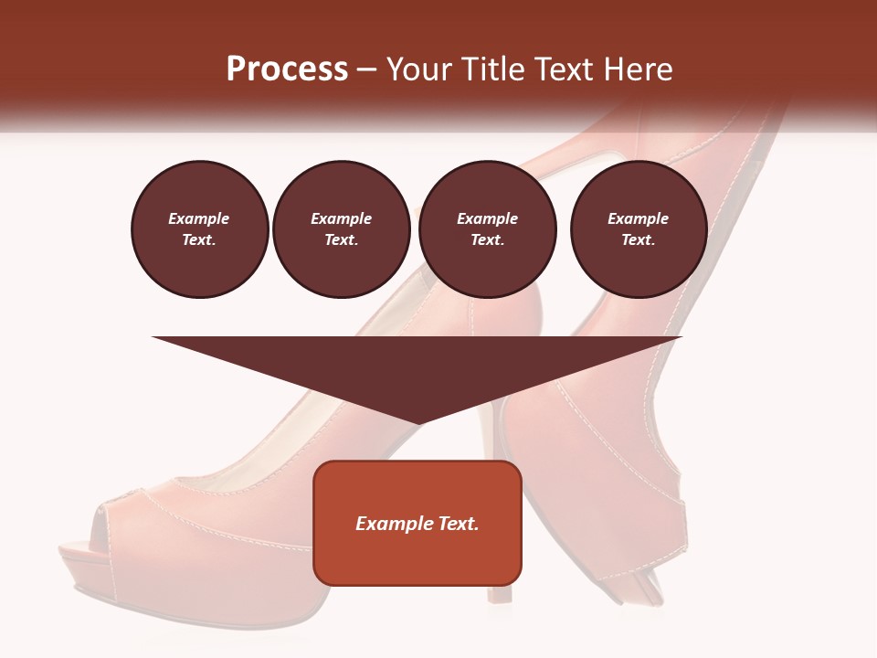 A Pair Of High Heeled Shoes With A High Heel PowerPoint Template