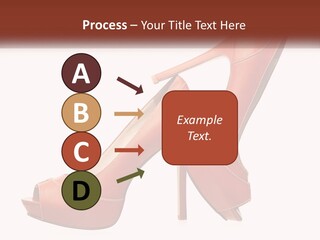 A Pair Of High Heeled Shoes With A High Heel PowerPoint Template