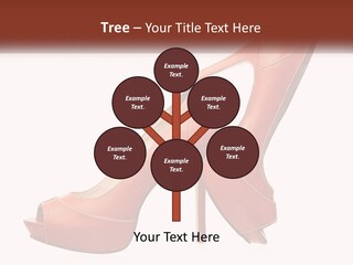 A Pair Of High Heeled Shoes With A High Heel PowerPoint Template