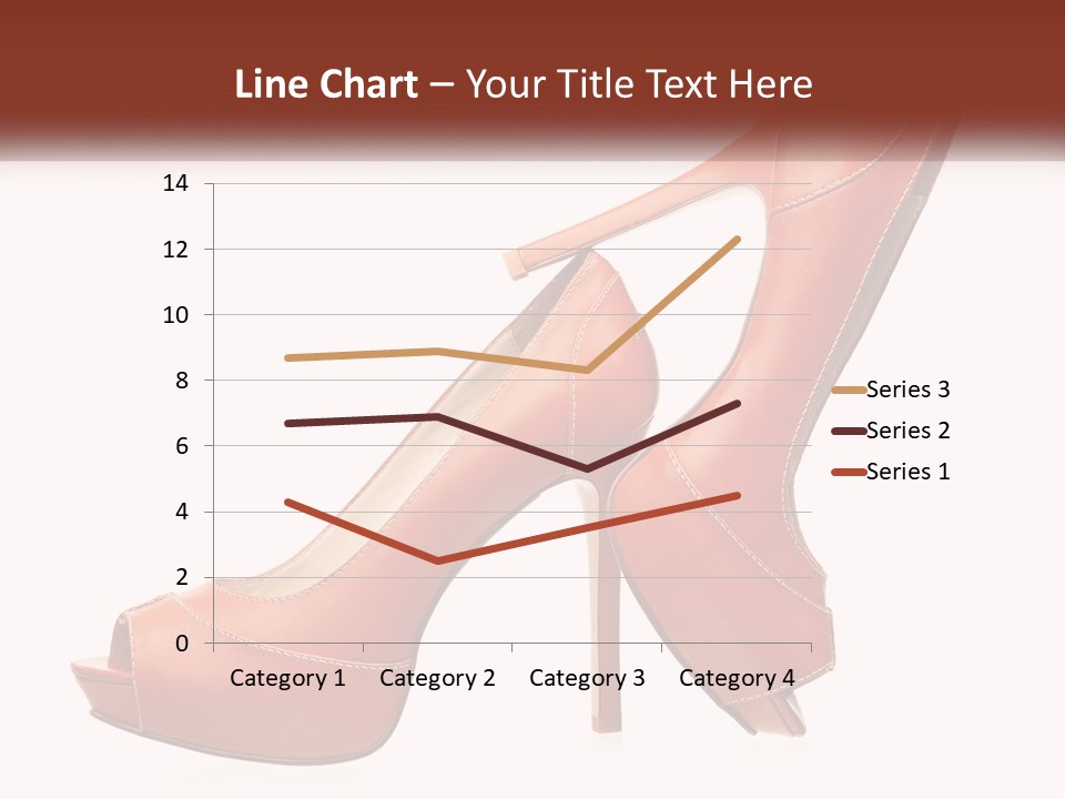 A Pair Of High Heeled Shoes With A High Heel PowerPoint Template
