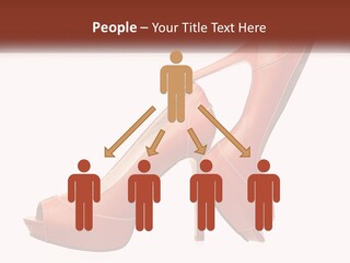 A Pair Of High Heeled Shoes With A High Heel PowerPoint Template